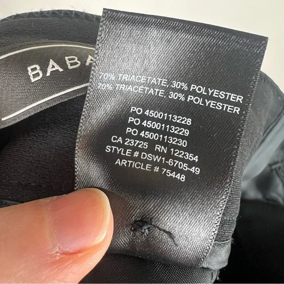 Aritzia Babaton Black Creased High Rise Trousers Pants Size 2 - Picture 9 of 9